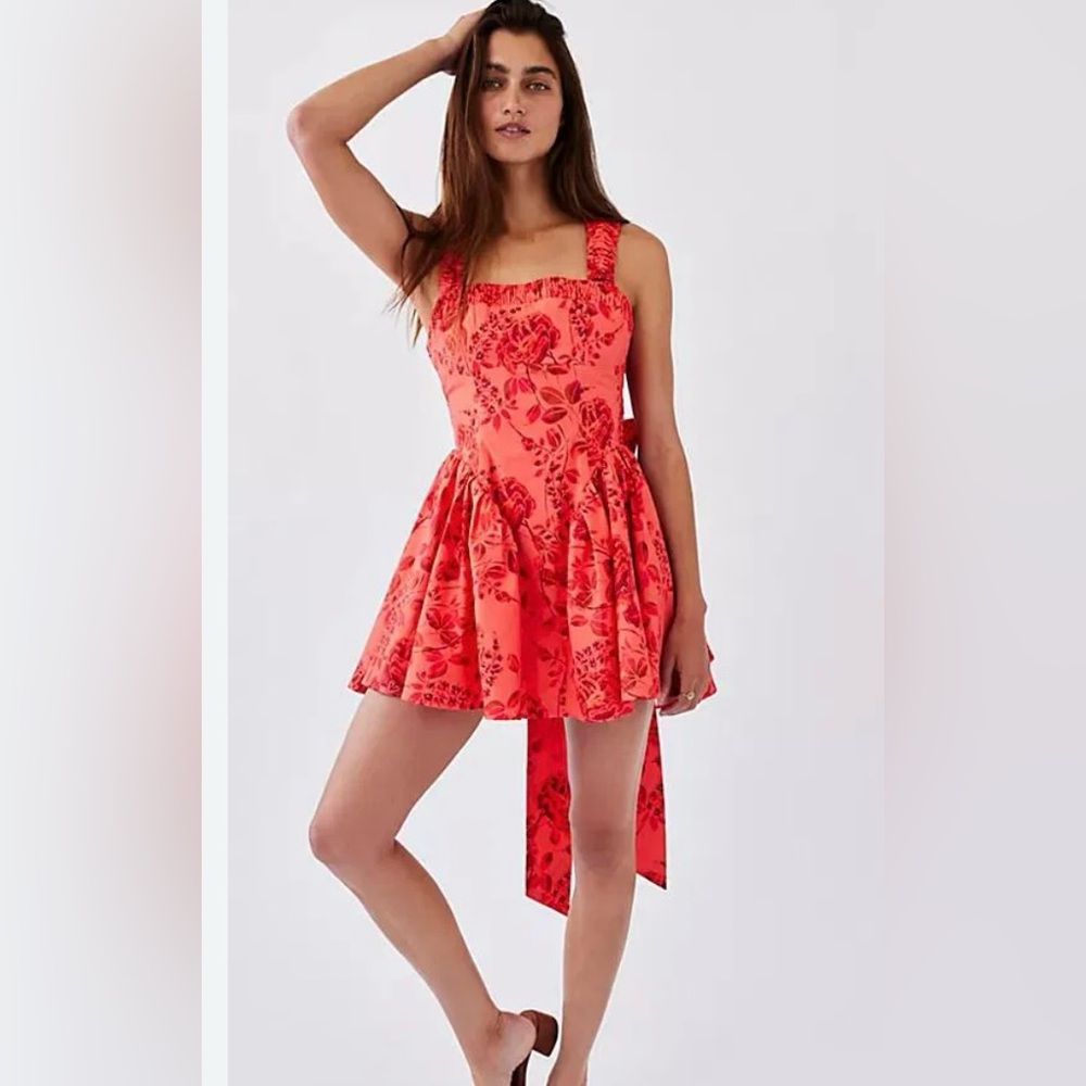 New Free People Matilde Mini Floral Dress Sz XS